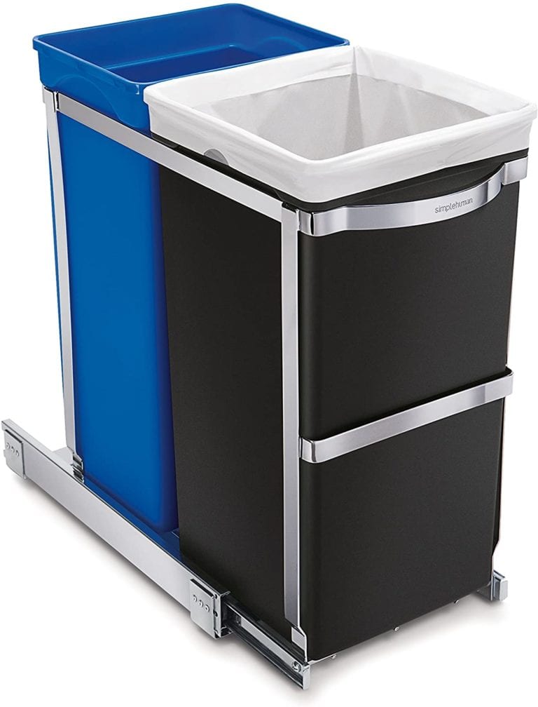 Dual Compartment Trash Can My Basic Home