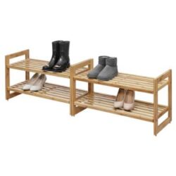 Bamboo Shoe Rack
